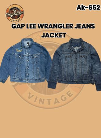 Gap Lee wrangler Jeans Jacket Ak-652