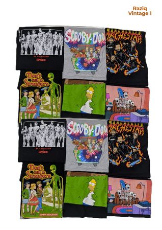 💥 RV1798 Camisetas Vintage Impressas