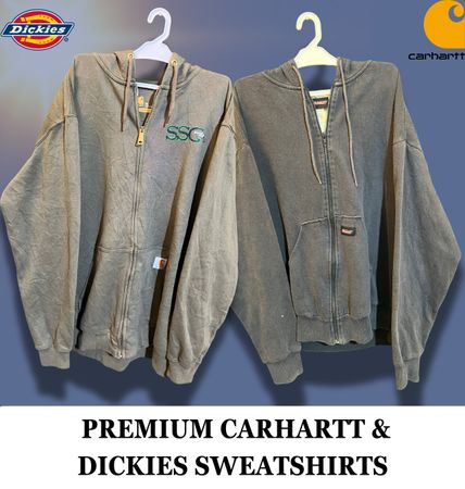 Carhartt and Dickies Premium sweatshirts