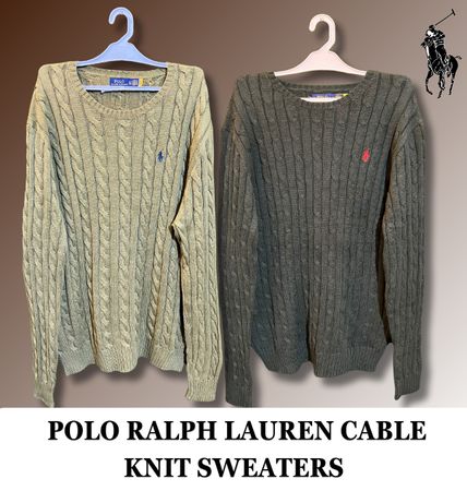 Premium Polo Ralph Lauren Cable Knit Sweaters