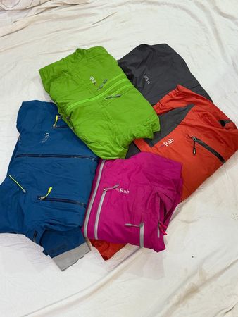 Mix rab, northface und mountain hardwear