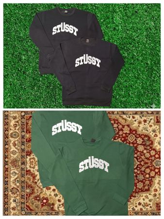 Stussy rework style mix color sweatshirt