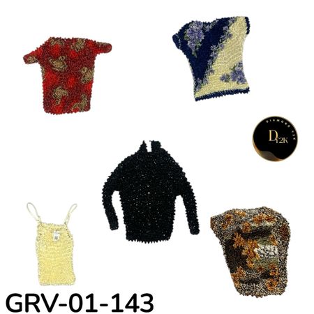 Y2K Bubble Top Bluse für Frauen – Vintage 2000er Jahre Stil Outfit (GRV-01-143)