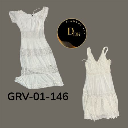 Classic Y2K Cotton Summer Dress (GRV-01-146)