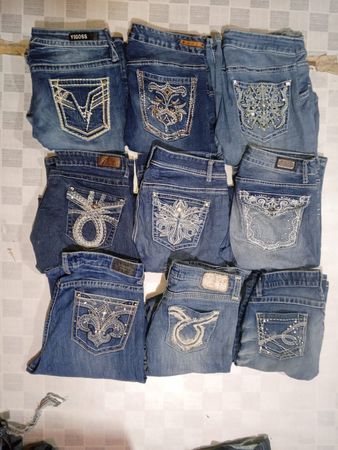 Y2K, JEANS FLARE BOOTCUT JEANS