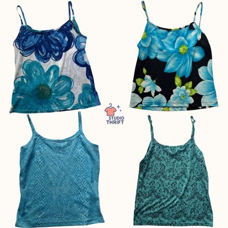 Electric Tide Y2K Cami Tops(CTO-006)