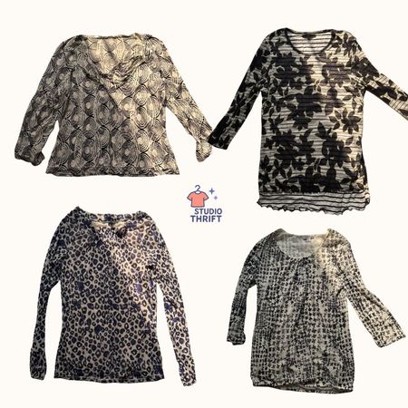 Shadow Spiral Y2K Mesh Tops(MTO-007)