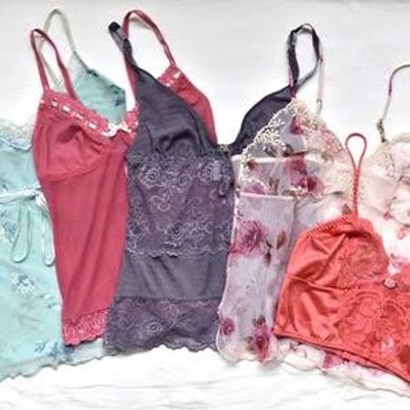 Y2K Cami Tops V-015