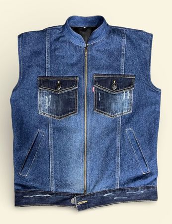 Fs-72 Upcycled denim Levi’s vest jacket