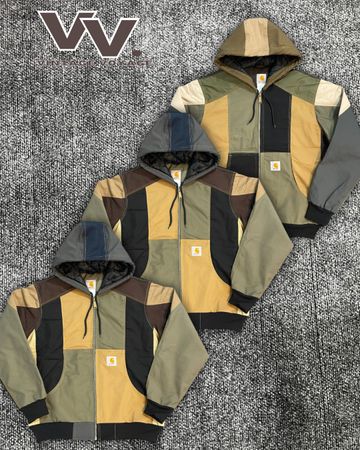 Carhartt reworked style patchwork active jackets #19126