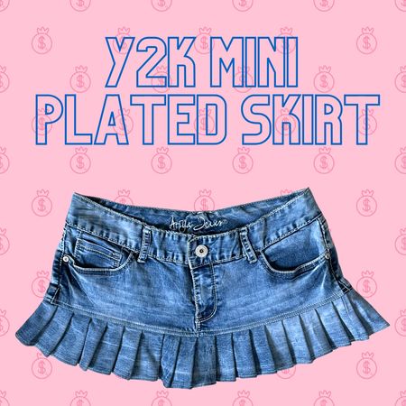 Upcycled Y2K mini Pleated Skirt - MOQ 15