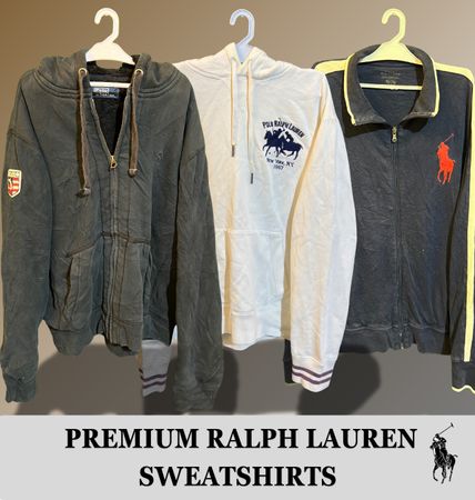 Premium Ralph Lauren Sweatshirts including Big Pony