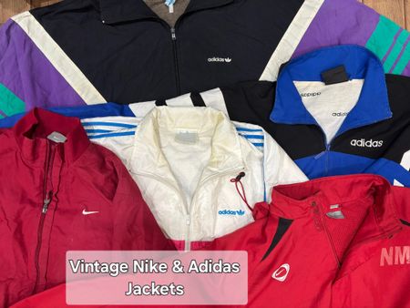 Chaquetas vintage de Nike y Adidas