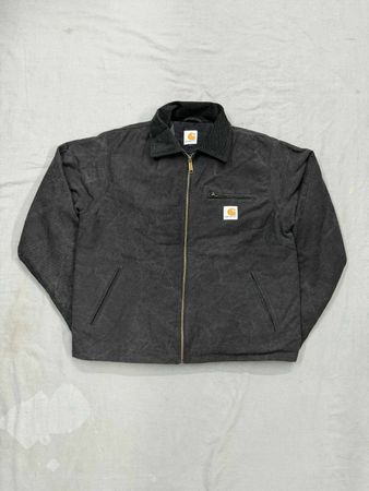 Carhartt Acid Wash Rework Style Schwarze Detroit-Jacken