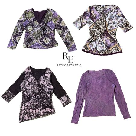 Y2K Earthy Tone Grunge Full Sleeve Tops RE-2741