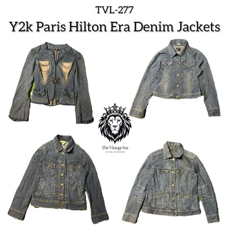 Y2k Paris Hilton Era Denim Jackets (TVL-277)