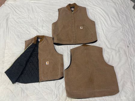 Carhart rework style acid wash Gilets
