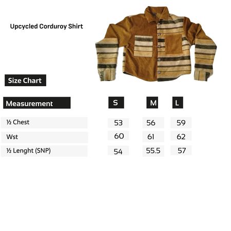 Upcycled Corduroy Shirt