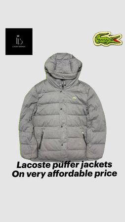 Lacoste puffer jackets
