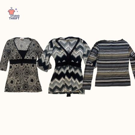 Midnight Geometry Y2K Tops(FSO-001)