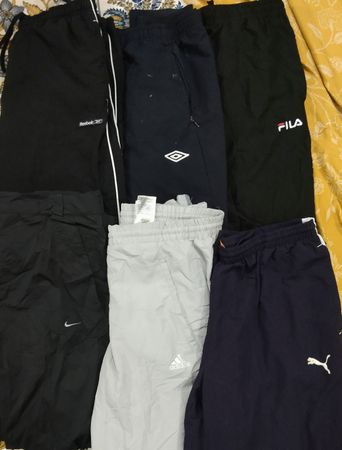 Mix branded track pants