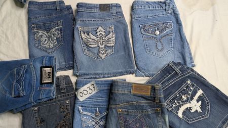 Mini Skirts beautiful embroidered ❤️( Rockawear & other mix brands)