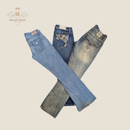 Miss Me True Religion And Rock Revival Flare And Straight And Skinny