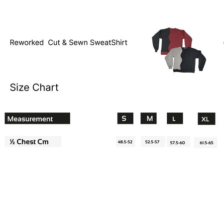Upcycled Cut & Sewn SweatShirt