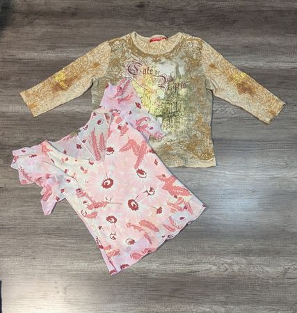 3193 - Y2K Style Printed Blouses