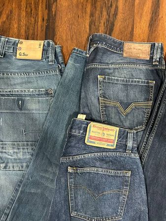 Custom handpick Diesel g star jeans