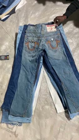 Brand and Hip Hop mixed jeans