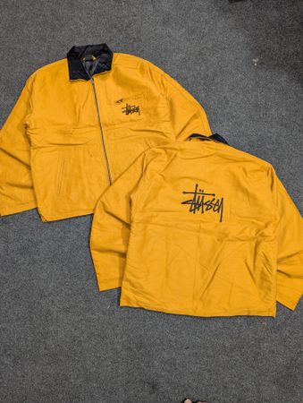 Stussy Tan Detroit Rework Style Jackets, Stussy Embroidery (front & back), (SE-012), 12 pcs