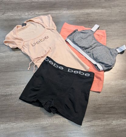 3201 - Bebe Shorts,Bra, tank top, T-Shirts, Skirts