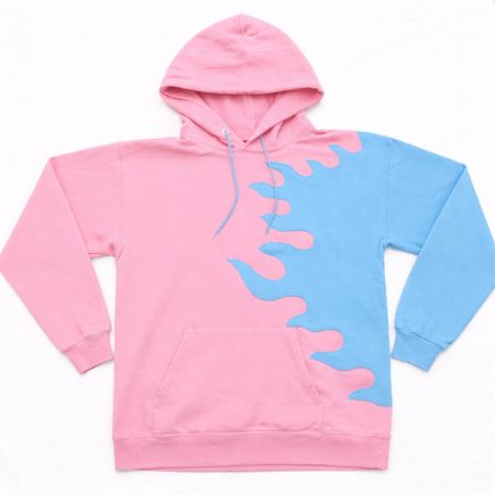 CR1150  Upcycled Fire Panel Hoodie