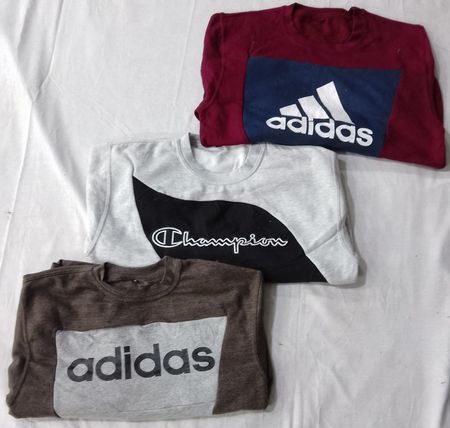 CR5999  Upcycled Adidas / Champion Patchwork Sweatshirts