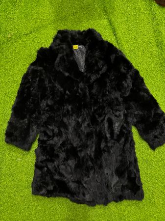 Real fur coat