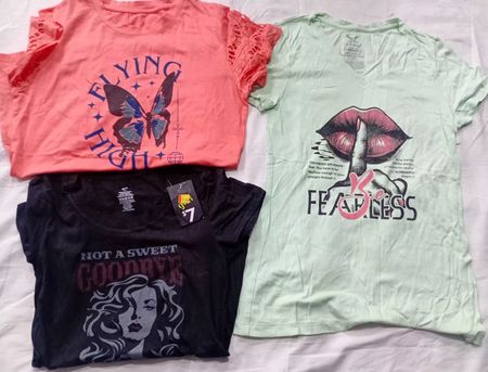 CR6002 Reworked Style Printed Baby Tees