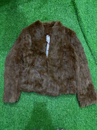 Real fur coat