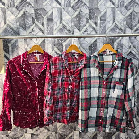 AV-0745 Victoria's Secret Printed Blouse | Sleep Wear | Night Blouse