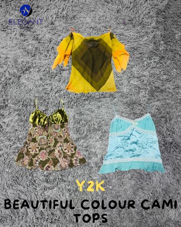 Y2K Beautiful Colour Cami Tops - EV2171