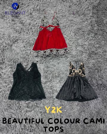 Y2K Beautiful Colour Cami Tops - EV2178