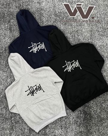 Stussy reworked style mix colour zipper hoodie #22126