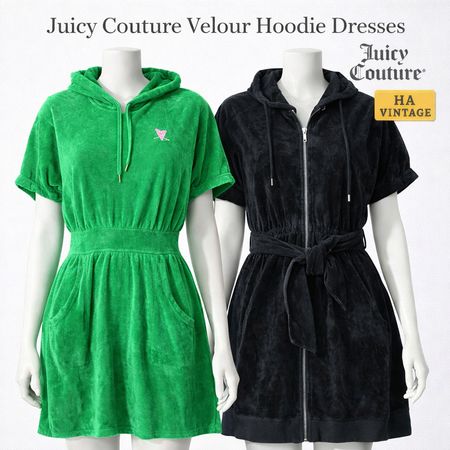 Juicy Couture Velour Hoodie Dresses