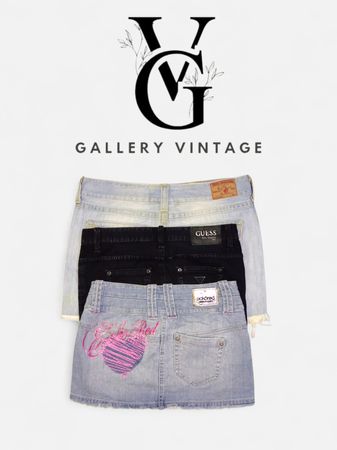 Y2K Denim Mini Skirts