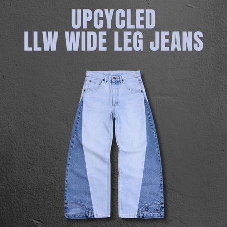 Upcycled LLW Wide Leg Jeans - Moq 20