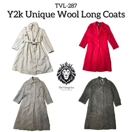 Y2K Wool Long Coats (TVL-287)