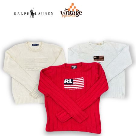 VPX1141 Ralph Lauren US Flag Sweaters