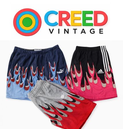 CR6052 Upcycle Flame Shorts