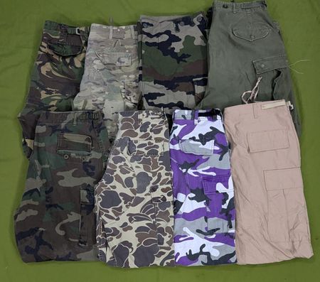 RV1877 Camo & Green Military pants