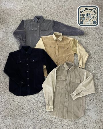 Camisa Oversized de Corduroy Reciclado